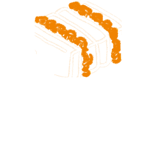 関西風サンドイッチのイラスト